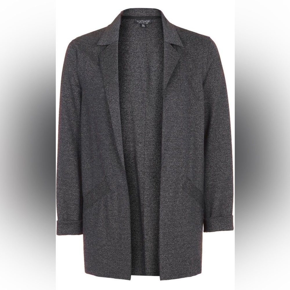 Topshop open front blazer